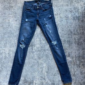 Flying Monkey Distressed Skinny Jeans